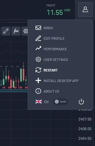 How to restart the Maven Match Trader platform