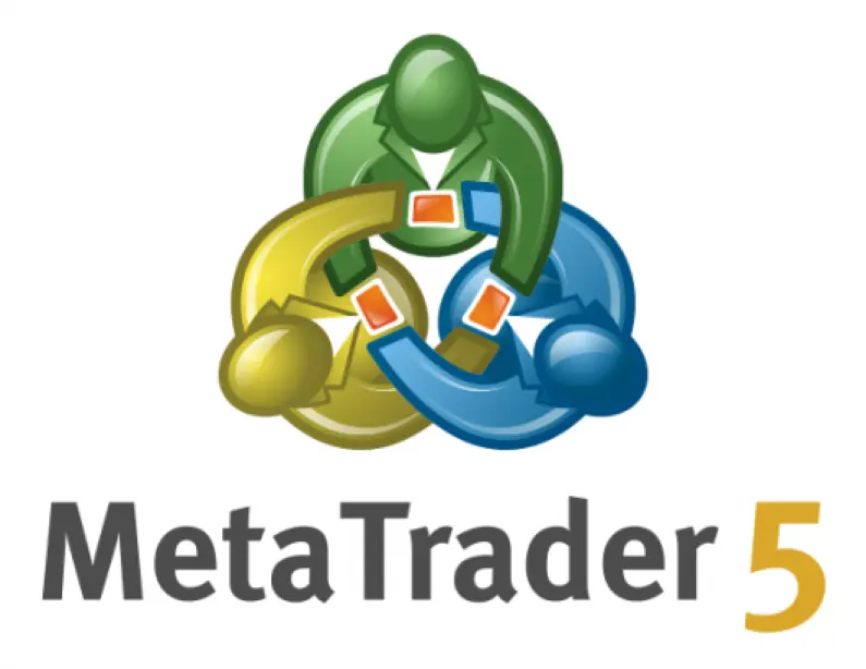 Logo for MetaTrader5 (MT%) by MetaQuotes
